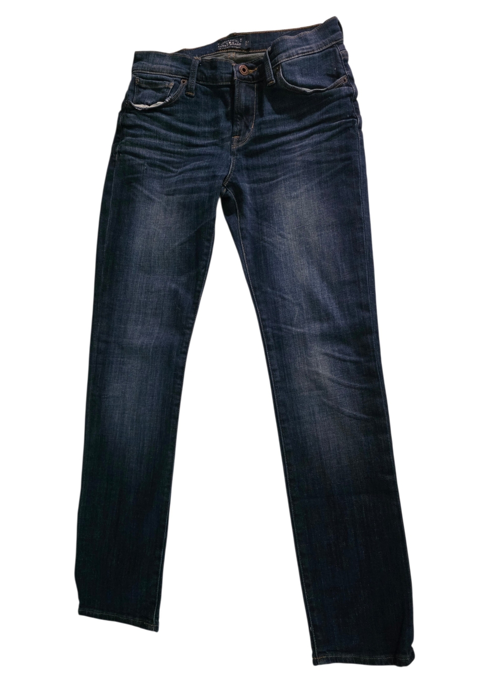 Dark Blue Women's Slim Straight Jeans